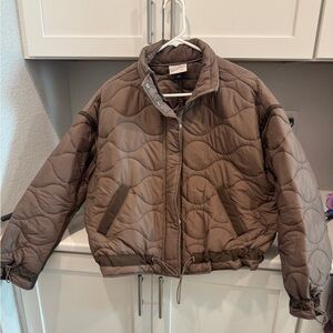 Universal Thread quilted bomber jacket